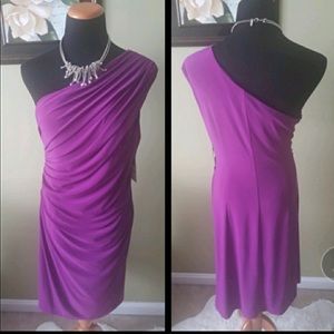 One shoulder dress